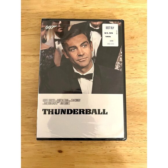 Thunderball 1965 DVD James Bond Sean Connery Adventure Vintage New Sealed - Picture 1 of 4